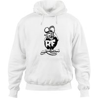 Rat Fink Black And White Hoodies