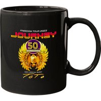 Journey Freedom Tour 2023 Journey 50th Anniversary Mugs, Rock Tour 2023 Merch