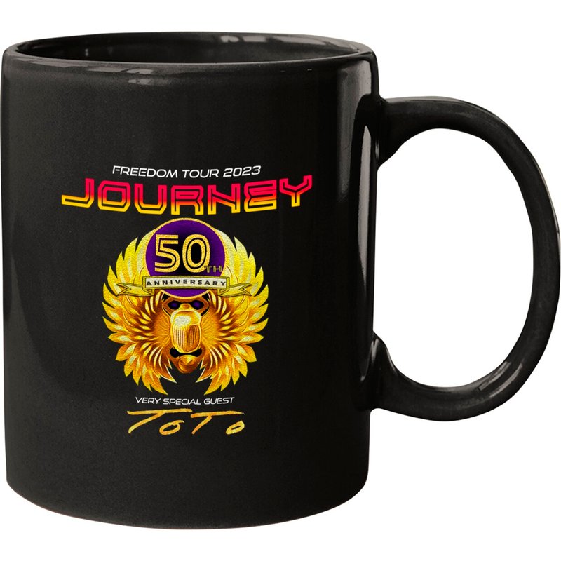 Journey Freedom Tour 2023 Journey 50th Anniversary Mugs, Rock Tour 2023 Merch — Mugs & Tumblers
