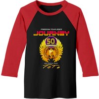 Journey Freedom Tour 2023 Journey 50th Anniversary Baseball Tees, Rock Tour 2023 Merch — Mens T Shirts