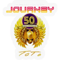 Journey Freedom Tour 2023 Journey 50th Anniversary Stickers, Rock Tour 2023 Merch
