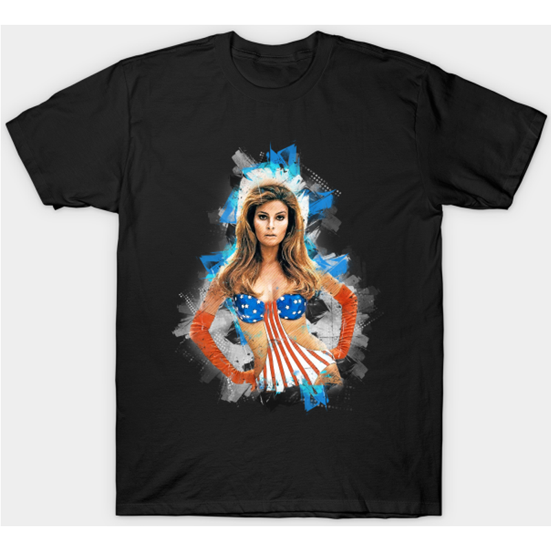 Raquel Welch Art - Raquel Welch - T-shirt — Mens T Shirts