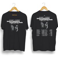 Against The Current Concert Nightmaresdaydreams 2023 World Tour T-shirt