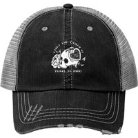 Bad Omens Love's The D.eath Of Peace Of Mind Trucker Hats, Bad Omens Trucker Hats