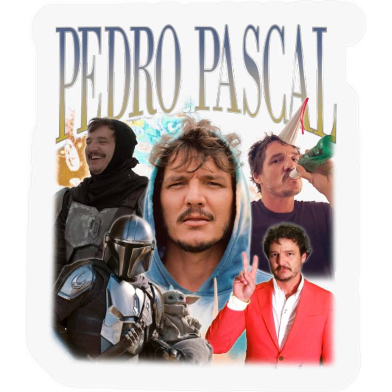 Pedro Pascal Stickers, Actor Pedro Pascal Stickers — Autocollants et stickers
