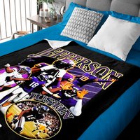 Justin Jefferson Dreams Vintage Baby Blankets