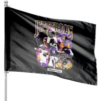 Justin Jefferson Dreams Vintage House Flags