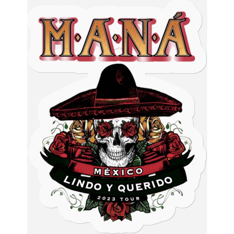 Mana, Rock Mexicano Band Stickers — Autocollants et stickers