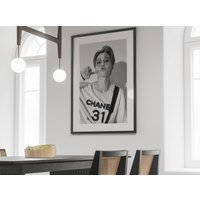 Bts Jimin Poster, Black And White, Bts Wall Art, Korean Boy Poster — Affiches et impressions