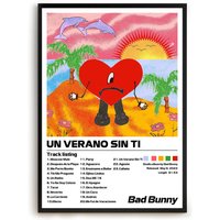 Bad Bunny - Un Verano Sin Ti Poster — Affiches et impressions