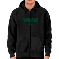 Spartan Strong Msu Zip Hoodies, We Are All Spartans Donate For Spartan Strong Fund Zip Hoodies