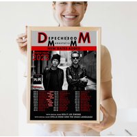Depeche Mode Memento Mori World 2023 Tour Poster