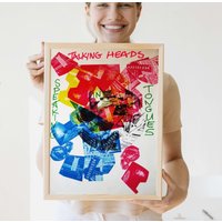 Talking Heads Concert Poster, Talking Heads 1980s Poster — Affiches et impressions