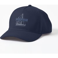 Savannah Georgia Souvenir Sailboat Design Cap