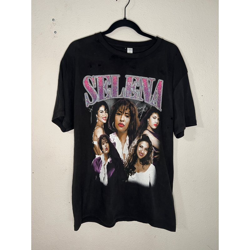 Rhinestone Selena Graphic T-shirt — T-shirts pour hommes