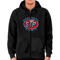 Stone Temple Pilots Stp Logo Rock And Roll Music Zip Hoodies