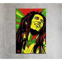 Bob Marley Poster, Bob Marley, Reggae Poster
