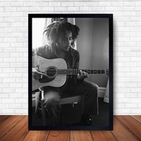 Bob Marley Music Poster Wall Art Home Decor