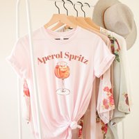 Aperol Spritz Crewneck T-shirt - Italian Inspired — Mens T Shirts