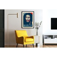 Bob Marley Music Poster, Bob Marley Hope Poster