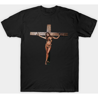 Raquel Welch On The Cross - Raquel Welch - T-shirt