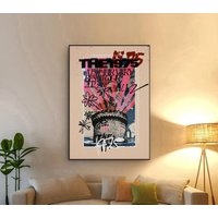 2023 The 1975 Dublin Ireland Tour Poster