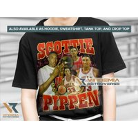 Scottie Pippen Scott Pip 90s Vintage Bootleg Unisex Rap T-shirt