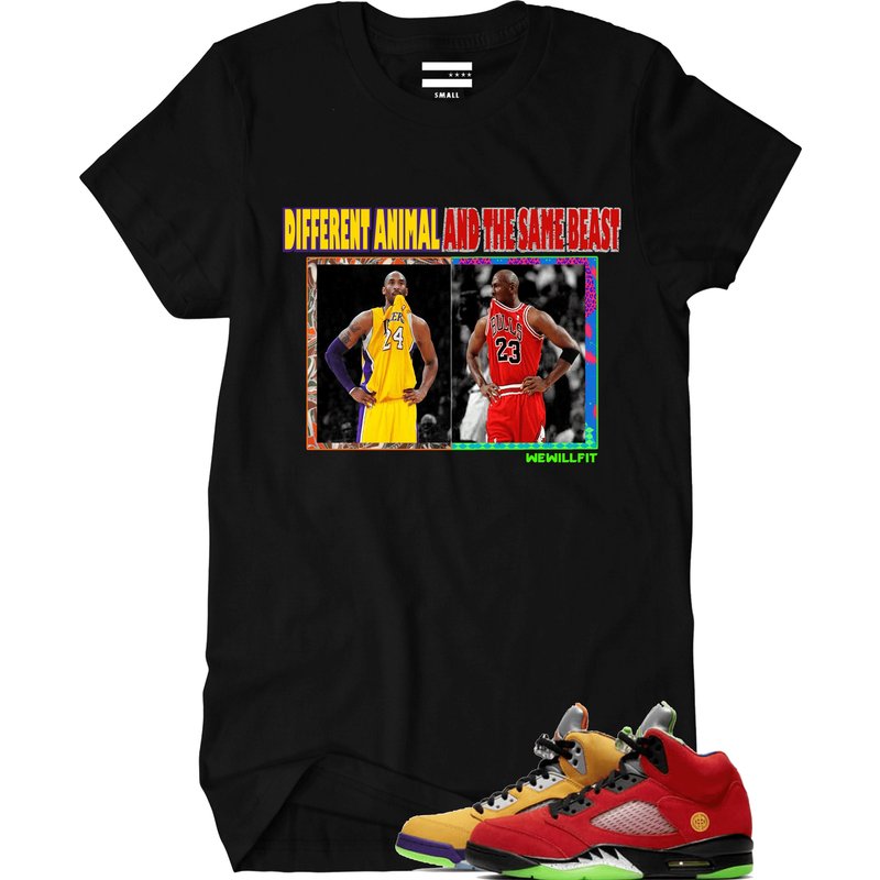 Fitz 4 Kickz Shirt To Match The Jordan 5 What The — Mens T Shirts