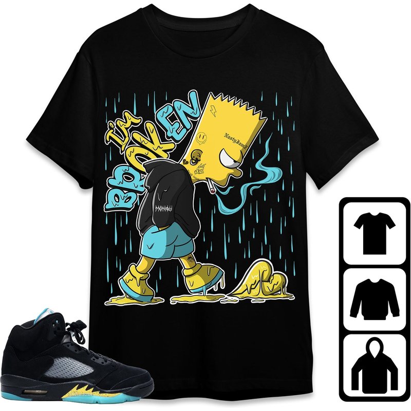 Jordan 5 Aqua Unisex T-shirt, Kid, Toddles — T-shirts pour hommes
