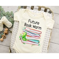 Future Book Worm Baby Onesie — Bodys bébé