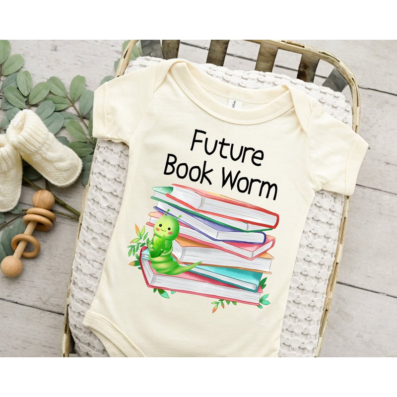Future Book Worm Baby Onesie — Bodys bébé