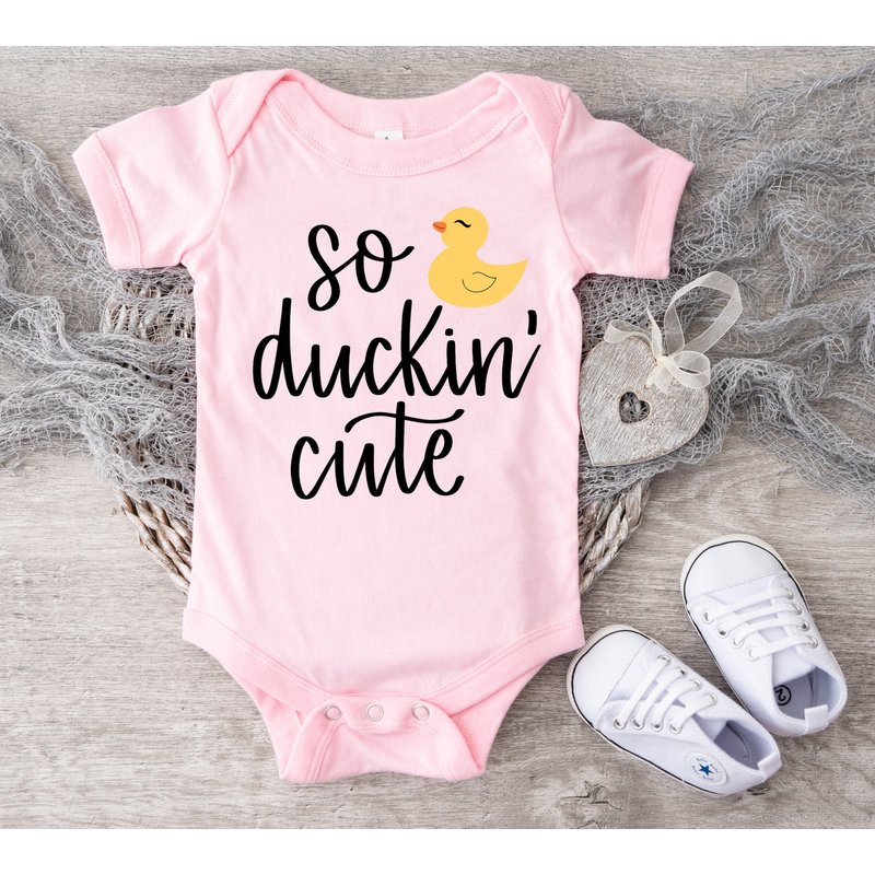 Duck Baby Onesie So Dunkin Onesies — Bodys bébé