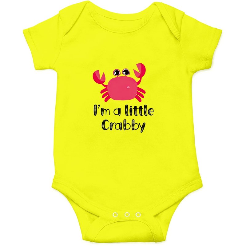 Crab Baby Onesie I'm A Little Crabby Baby Onesie — Bodys bébé