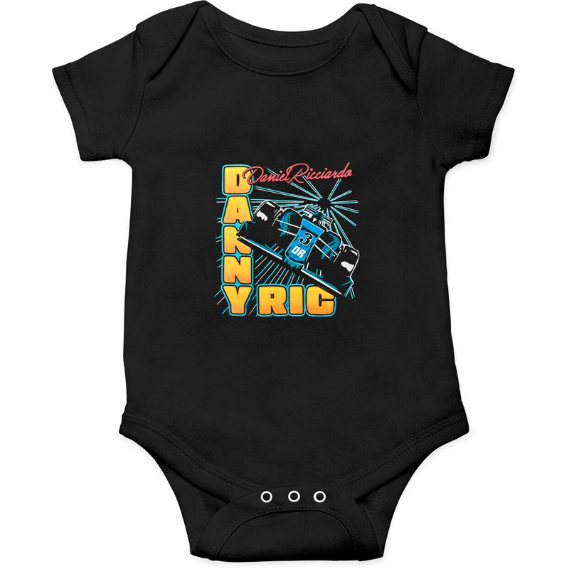 Daniel Ricciardo Speedway Onesies, Daniel Ricciardo Racing 90s Onesies — Bodys bébé