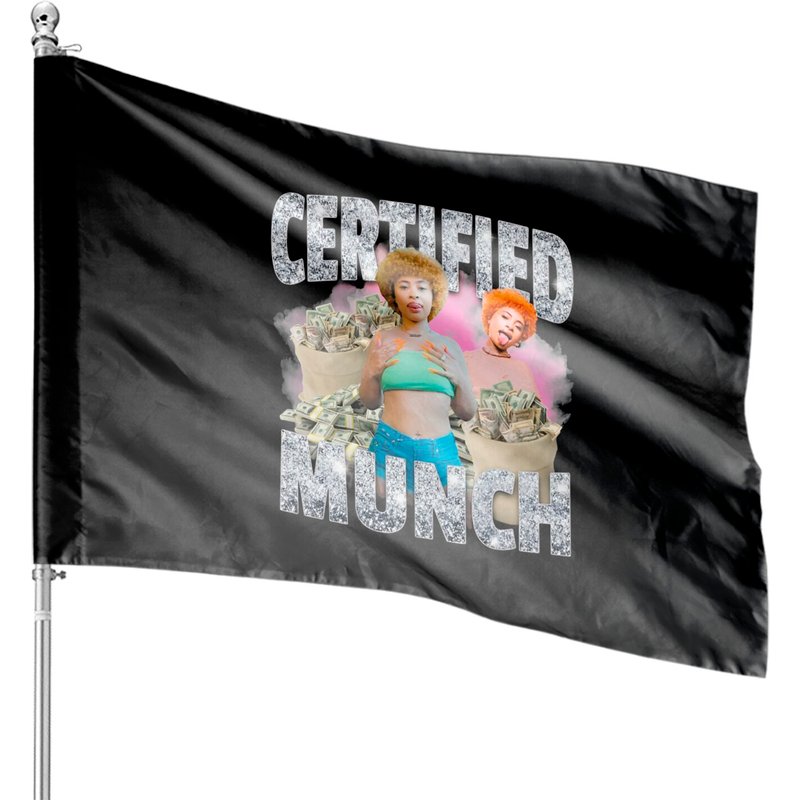 Ice Spice Certified Munch House Flags — Decorative Flags