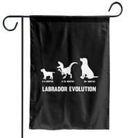 Labrador Retriever Evolution Design For A Labrador Owner Garden Flags