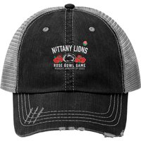 Penn State Nittany Lions 2023 Rose Bowl Gameday Stadium Print Trucker Hats