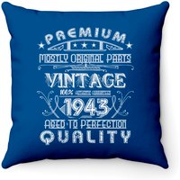 Funny Novelty Gift For 75th Birthday Throw Pillows