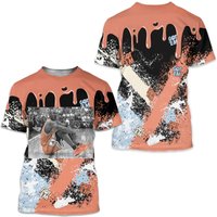 Color Basketball Shoes Goat Number 23 Unisex Sneaker Shirt Match Crimson Bliss 5s Tee — T-shirts pour hommes