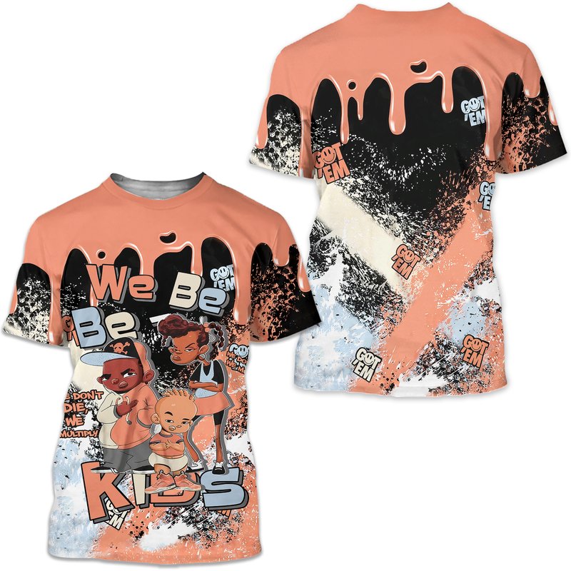 Color We Bay-bay Kids 90s Melanin Sneaker Shirt — Mens T Shirts