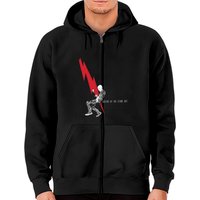 Queens Of The Stone Age Unisex Zip Hoodies: Lightning Dude