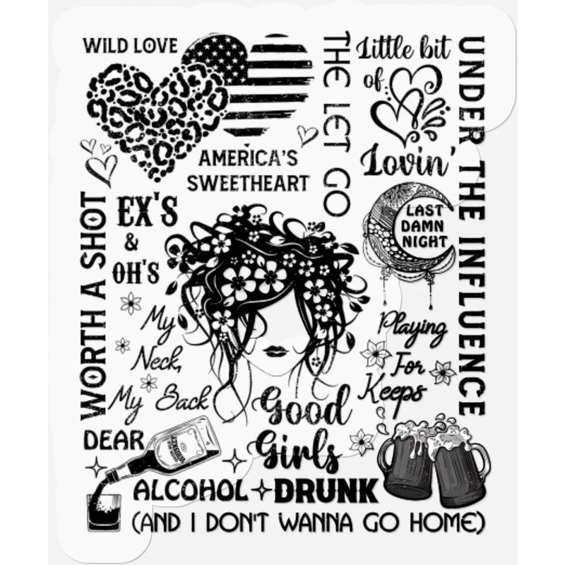 Elle King Worth A Shot Stickers — Autocollants et stickers