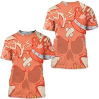 Scary Skull 90s Unisex Sneaker Shirt