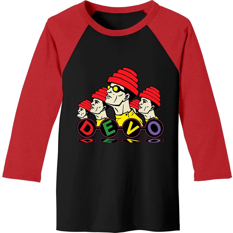 Devo Rock Band Baseball Tees Baseball Tees — T-shirts pour hommes