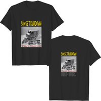 Sunset Rubdown Tiny Tour 2023 Double Side Unisex T-shirt