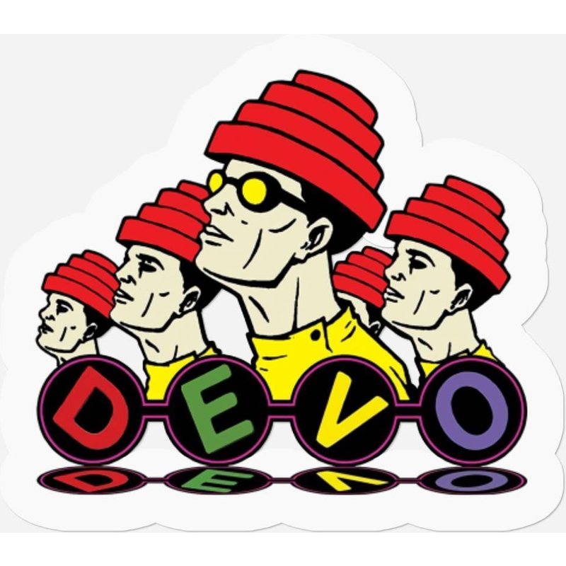 Devo Rock Band Stickers Stickers — Stickers & Decals