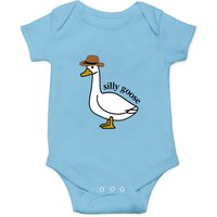 Embroidered Silly Goose Onesies, Embroidered Cowboy Hat Crewneck Onesies