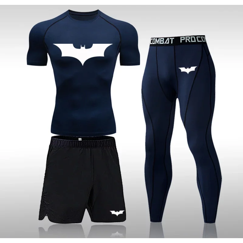 Bat Man Sportswear Set Workout Gym Wear Fitness — Legging femme