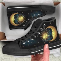 Sun And Moon High Tops Sneakers