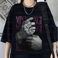 Min Yoongi Vintage Tee — Mens T Shirts